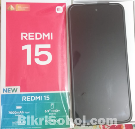 Redmi 15 (8/256)gb